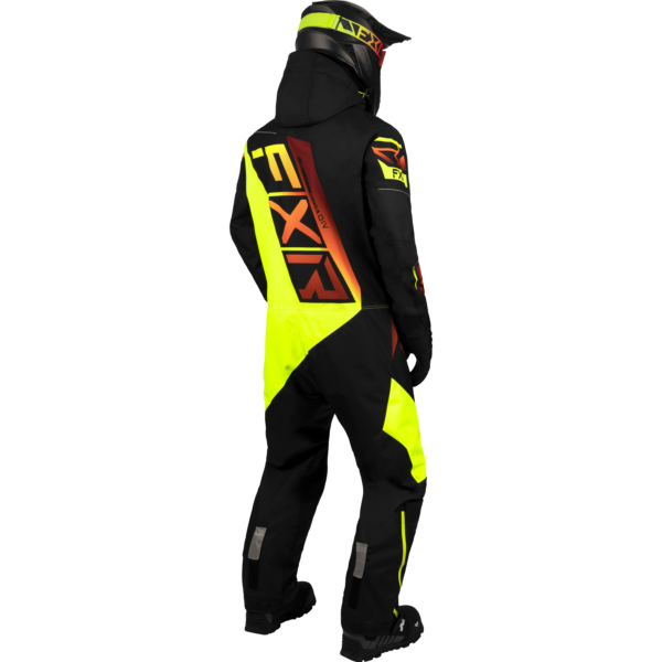 MEN'S CX F.A.S.T. INSULATED MONOSUIT BLACK/INFERNO - Bilde 2