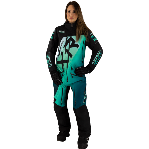 WOMEN'S CX F.A.S.T. INSULATED MONOSUIT BLACK/MINT FADE