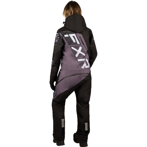WOMEN'S CX F.A.S.T. INSULATED MONOSUIT BLACK/MUTED GRAPE - Bilde 2