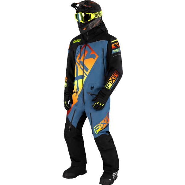 MEN'S CX F.A.S.T. INSULATED MONOSUIT BLACK/STEEL/INFERNO