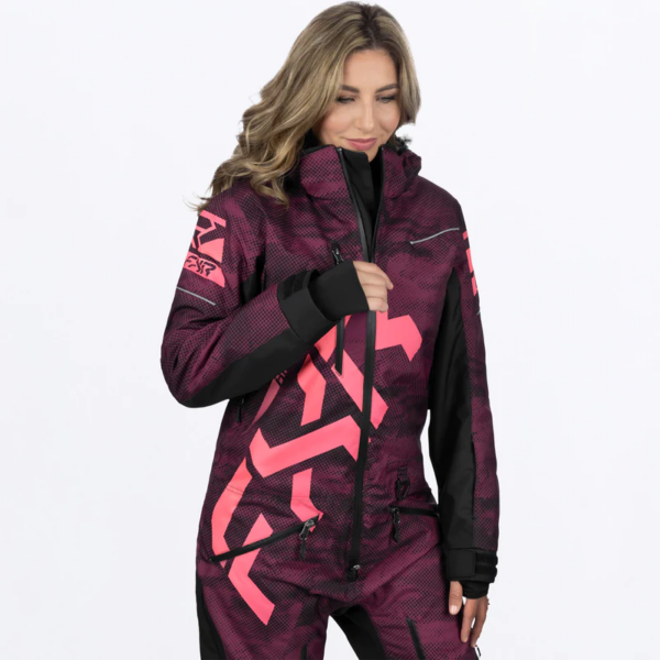 WOMEN'S CX LITE MONOSUIT MERLOT HAZE/MELON - Bilde 2