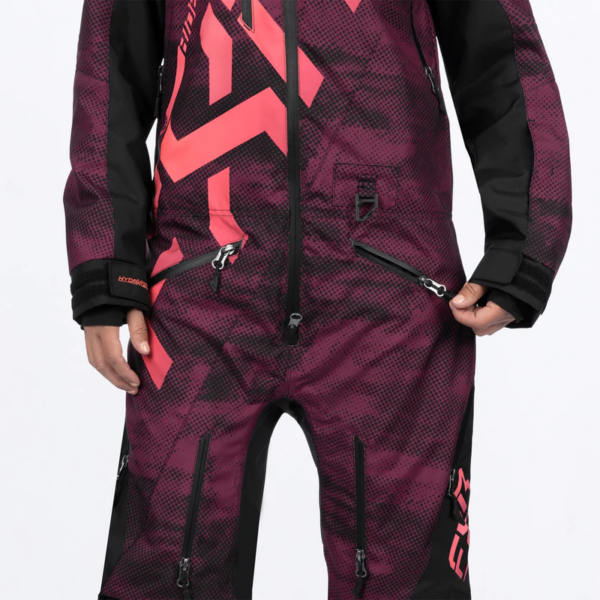 WOMEN'S CX LITE MONOSUIT MERLOT HAZE/MELON - Bilde 3