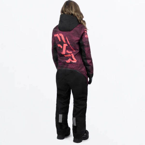 WOMEN'S CX LITE MONOSUIT MERLOT HAZE/MELON - Bilde 4