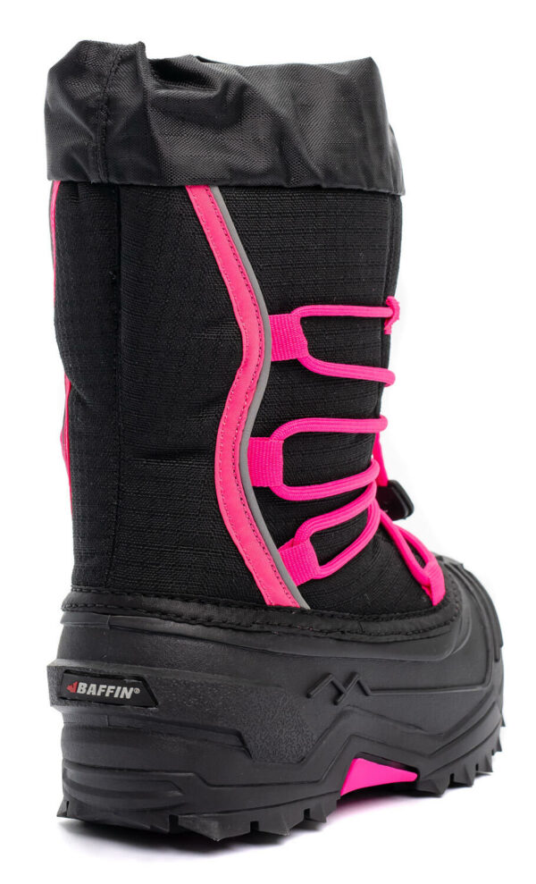 BAFFIN SNOGOOSE BARN SORT/ROSA - Bilde 4